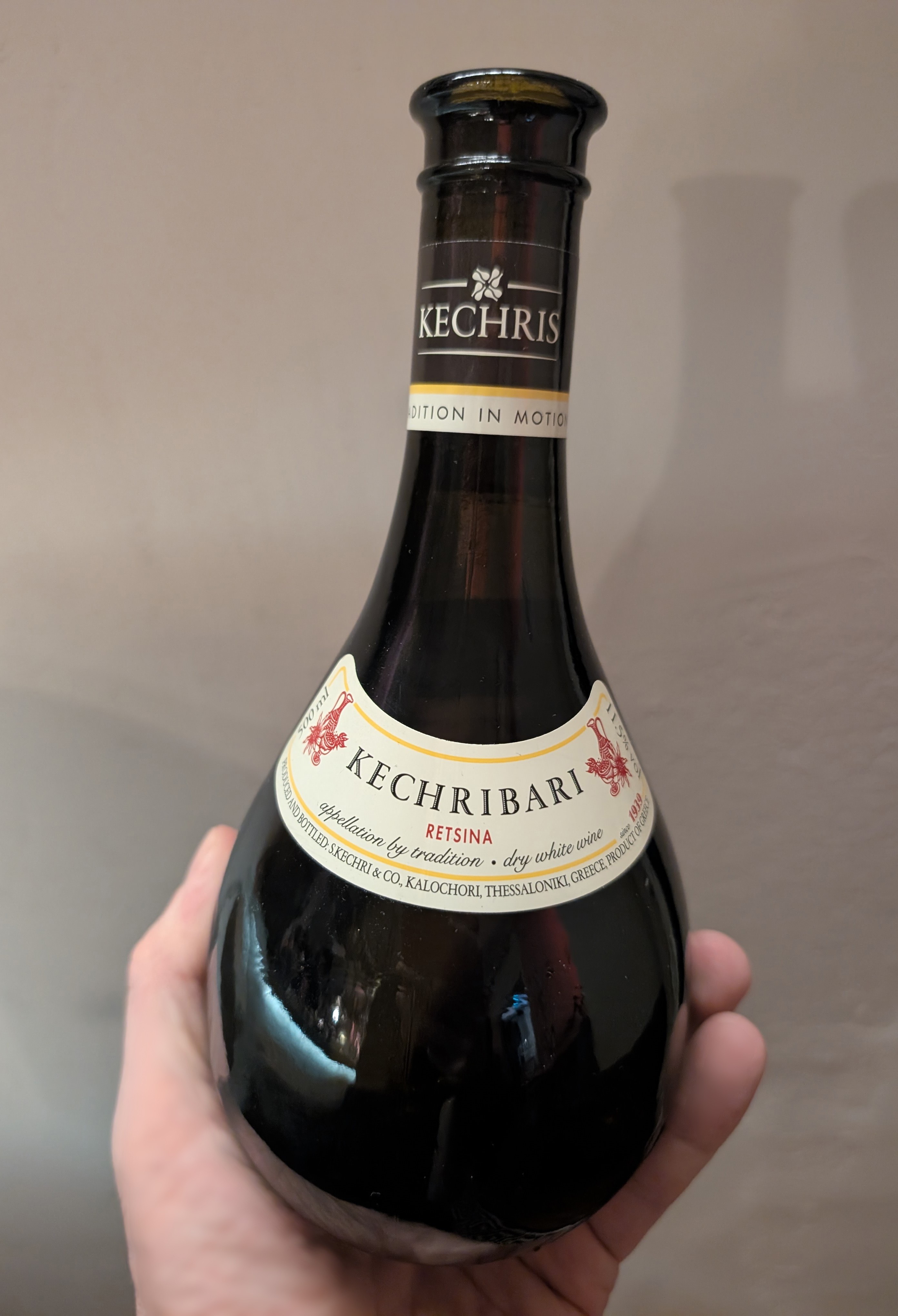 Jennie 500ml half-litre wine bottle