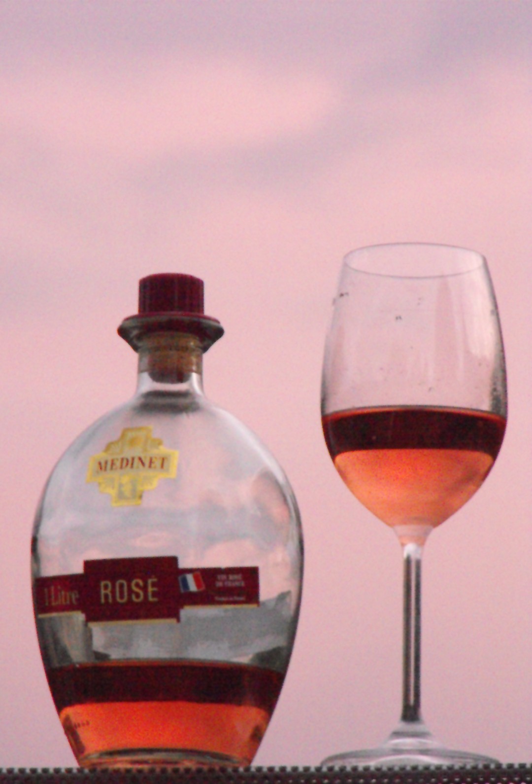 One-litre wine bottle